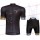 Bioracer Van Vlaanderen Zwart 2018 Fietskleding Set Wielershirt korte mouwen+Fiets Koersbroek 18A0016
