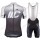 Cipollini Shading wit Zwart Wielerkleding Set Fietsshirt Korte Mouw+Fiets Koersbroek 18C10305