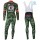 2018 Armee De Terre Camouflage winterset Wielerkleding Set Wielershirts lange mouw+fietsbroek lang met zeem NV7yi